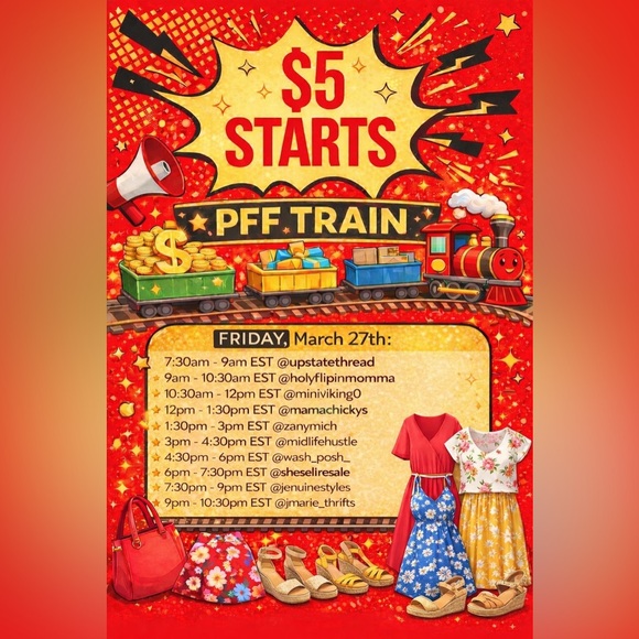 Other - 🚂March 27th - PFF Train🚂